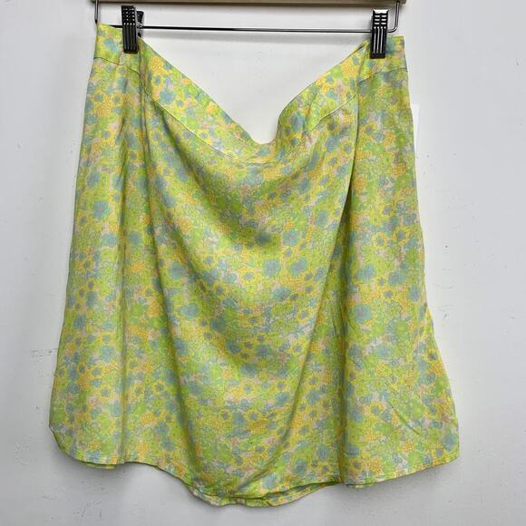 NEW Abound floral Skirt Green Size 1X - Picture 3 of 7